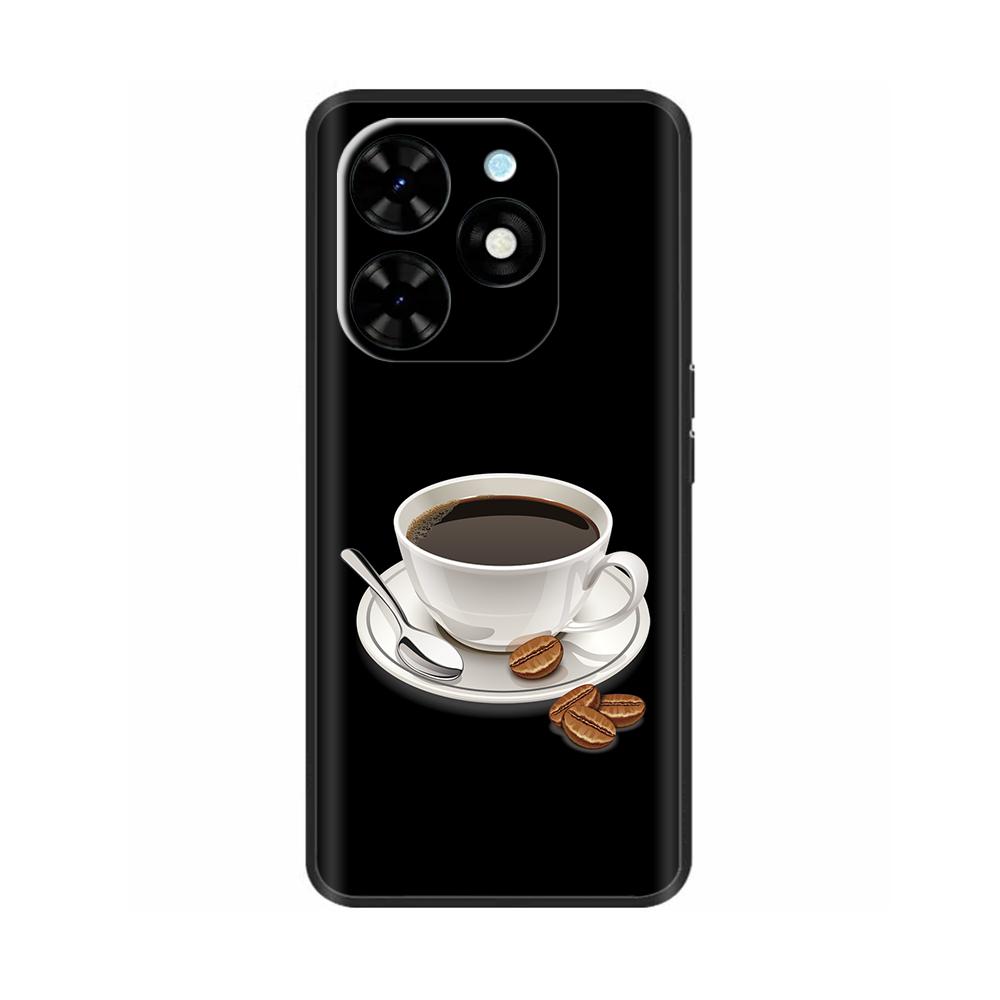 For Tecno Spark Go 2024 Case Luxury Flower Painted Capa Silicone Soft Cover For Tecno SparkGo 2024 BG6 Shockproof Phone Shell