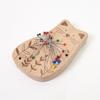 Magnetic Needle Pin Holder with 100Pcs Quilting Positioning Pin Wood Pin Cushion with 38mm Dressmaking Pin for Sewing
