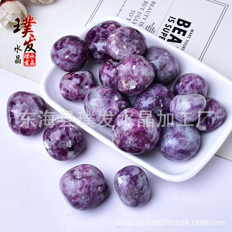 

Lithium Mica Rolling Stones Decorative Ornaments