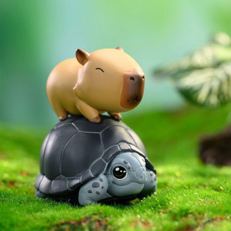 Capybara Series Blind Box Figures Cute Spot Animal Planet Kapibala Surprise Box Collectible Toys Birthday Year Gifts