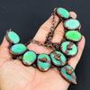 Green Chalcedony Necklace, Copper Electroformed Necklace Handmade Gemstone Jewelry, Gifts For Wife Brand New Necklace