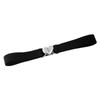 Women Elastic Belts Love Heart Metal Buckle Waist Dress Coat Sweater Decorative Elegant Exquisite Waistband Accessories