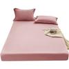 Premium Solid Color Brushed Fitted Sheet,Ultra-Soft Sateen Weave for Cozy Nights - Hypoallergenic and Easy Care Bedding