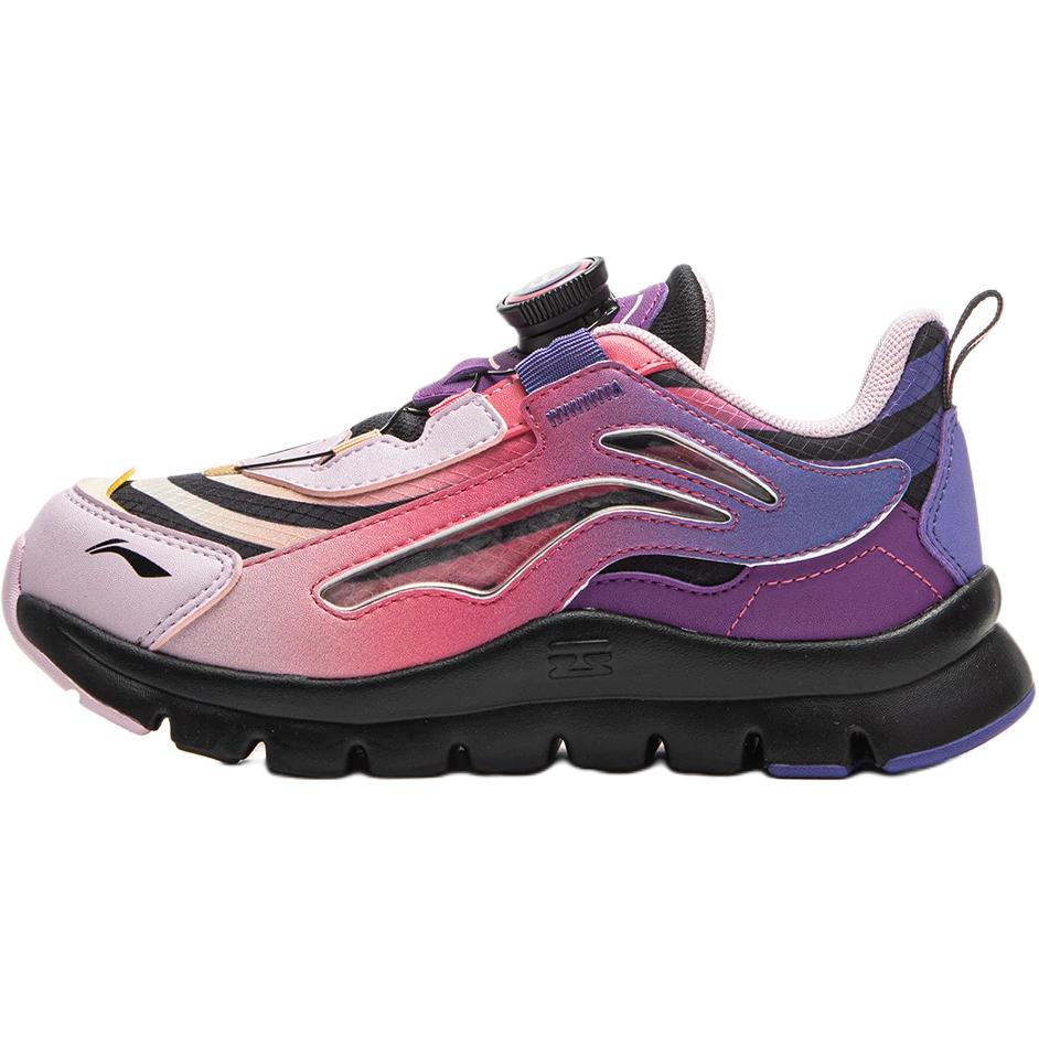 Li Ning Kids Sports Lifestyle Mini Aurora Fashion Comfortable Versatile Trendy Shock Absorption Rebound Breathable Low-Top Casual Shoes YKNU090-20