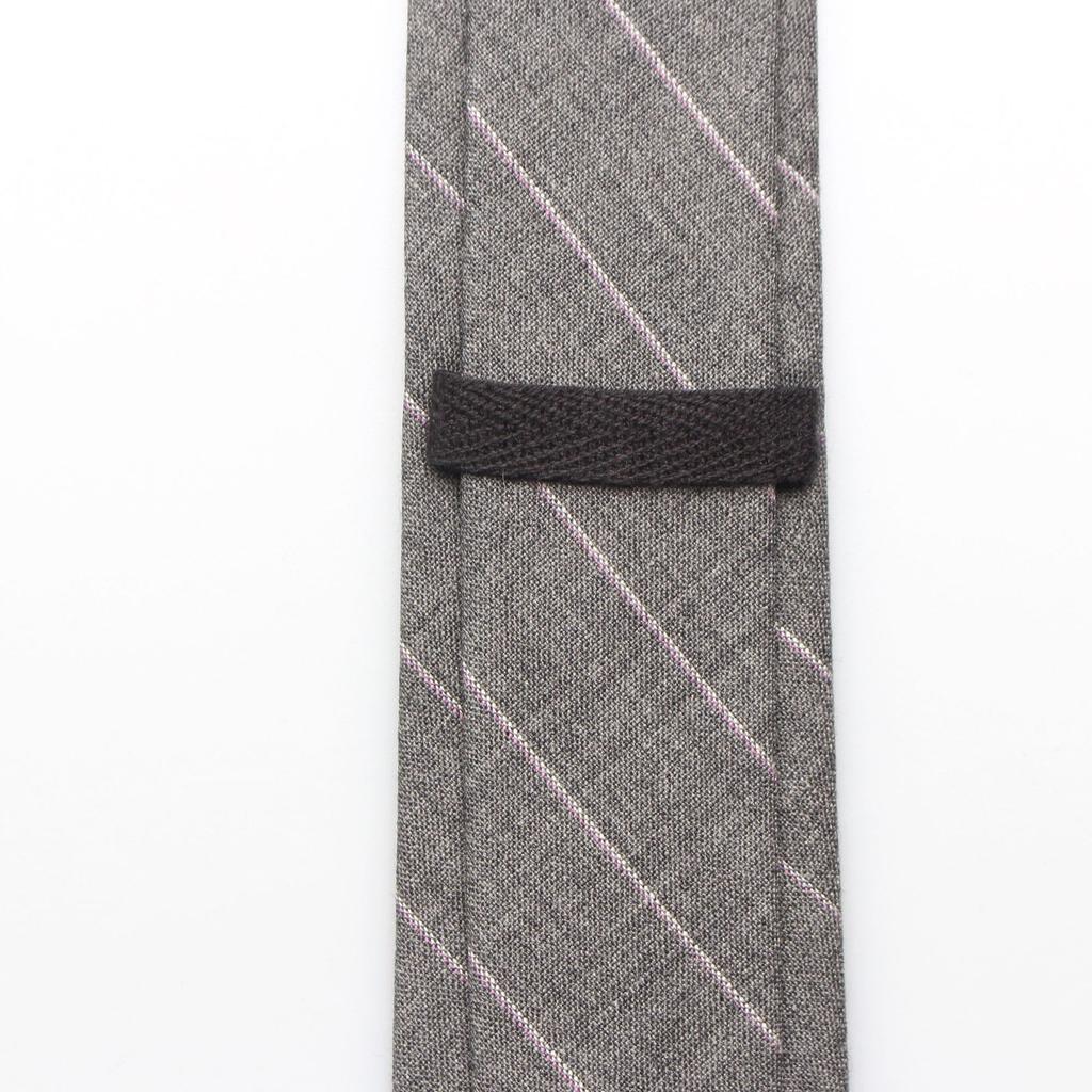 Men'S Business Dress Striped Wool Jacquard 5.5Cm Men'S Tie, Groom Best Man Suit Tie Men'S
