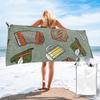 Oktoberfest - sage Beach Towel Soft Microfiber Quick Dry Absorbent Quick Towels For Pool