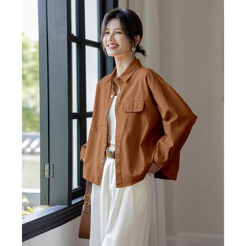 Women's Brushed Casual Shirt Jacket