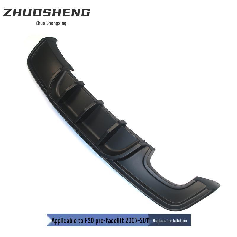 Gloss Black Carbon Fiber Rear Diffuser Lip for 07-11 BMW 1 Series E82 MP Style