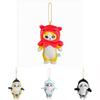 Adorable Plush Cat Keychain Cute Standing Cat Stuffed Animal Charm