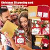 Christmas Greeting Card Creative 3D Holiday Greeting Card