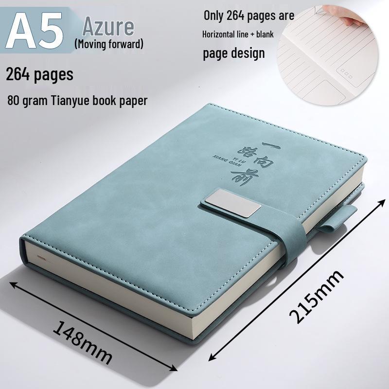 Custom B5 Notebook Gift Set with Thickened Cover, A5 Business Diary, and Logo Printing.