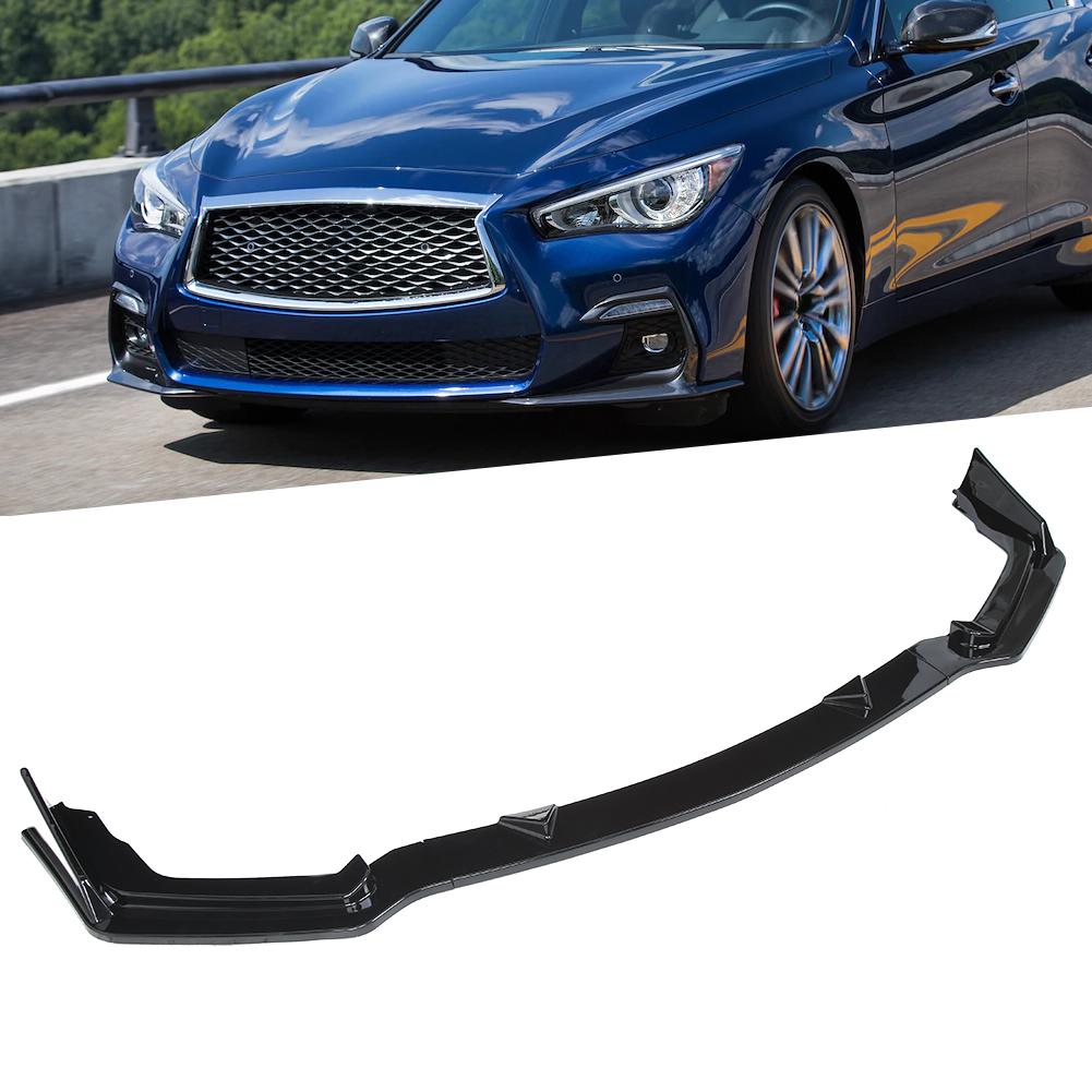 Front Bumper Lip Spoiler Diffusers Body Shovels Protector Fits for Infiniti Q50 20142017