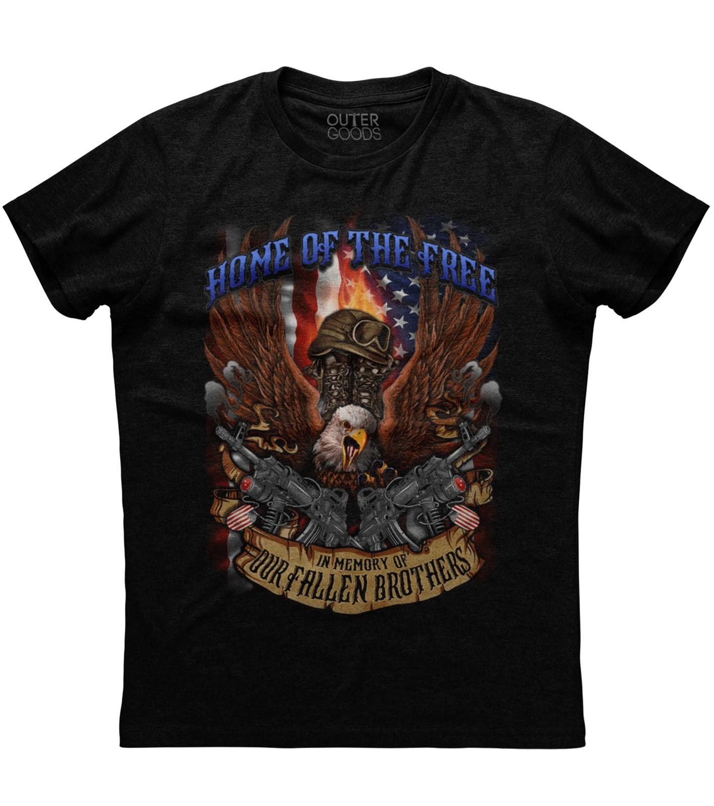 Home Of The Free In Memory Of Our Fallen Brothers T-shirt XS