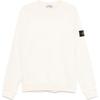 STONE ISLAND Loose Fit Solid Color Crew Neck Long Sleeve Sweatshirt Men Sweatshirt White K1S156100020S0060-V0193