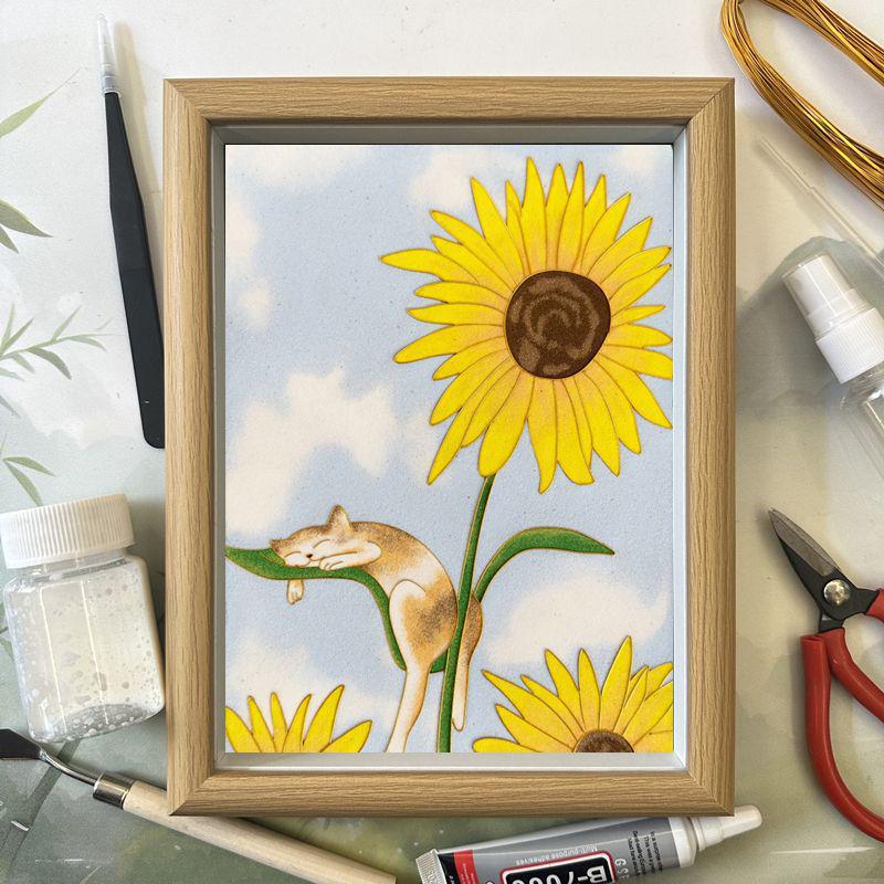 Cloisonné Enamel Painting Kit: Handmade Heritage Gift & Photo Frame Display