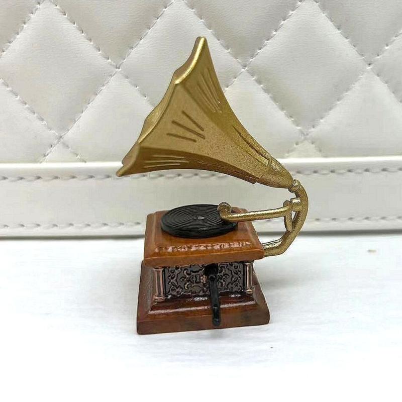 Vintage Miniature Record Player Dollhouses Model for Those Who Appreciate Retro Record Player Artistic Detail