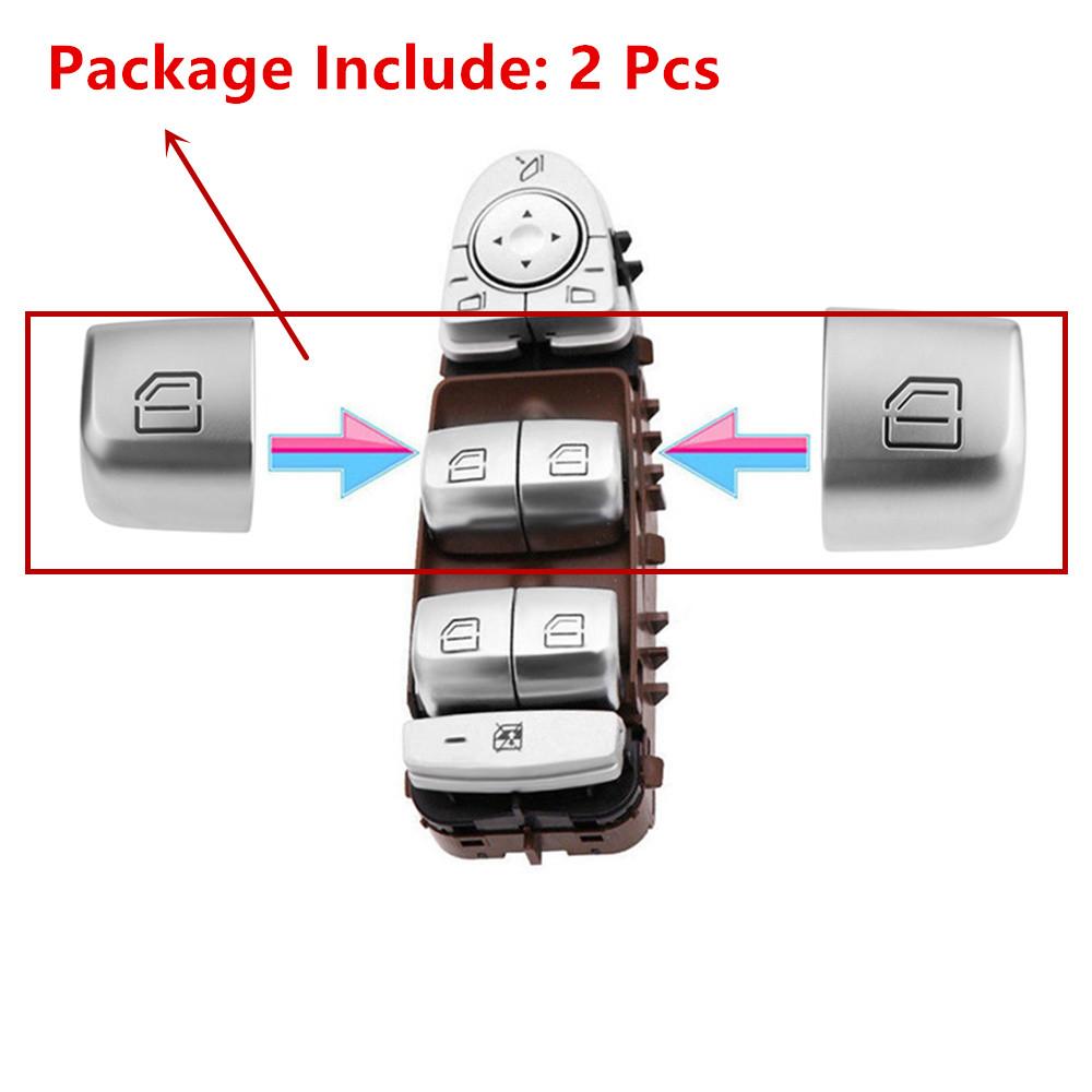 Window Switch Repair Caps Switch Button Cover For Mercedes C300 C63 C350 GLC300