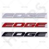 1Pc Metal 3D Edge Letter Emblem Logo Edge Rear Trunk Badge Sticker Decal Body Fender Decor Tailgate Stickers Accessories Car Styling