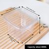 10/25/50 Stück Transparente Kuchenbox Einweg-Kunststoff Tiramisu Dessertbox Becher Schüsseln Behälter mit Deckeln Salat Cupcake Geschenkbox