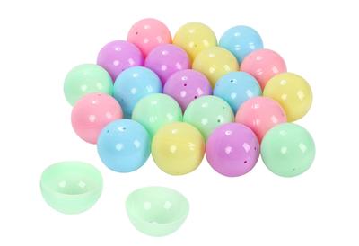 Kristallhantverk Gachakapslar, 50 mm, Färgglatt sortiment, Set om 50