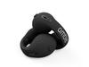 Ambie Sound Earcuffs Black X Black Button 2nd Generation Ambie Sound Open True Bluetooth with for Online and Intercom Apps AM-TW02COM (Convex Type)