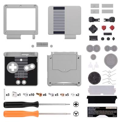 IPS GBA SP Upgrade eXtremeRate Custom Replacement Housing Shell Compatible with Both Retro Design IPS and Standard LCD Console or Screen Not Included