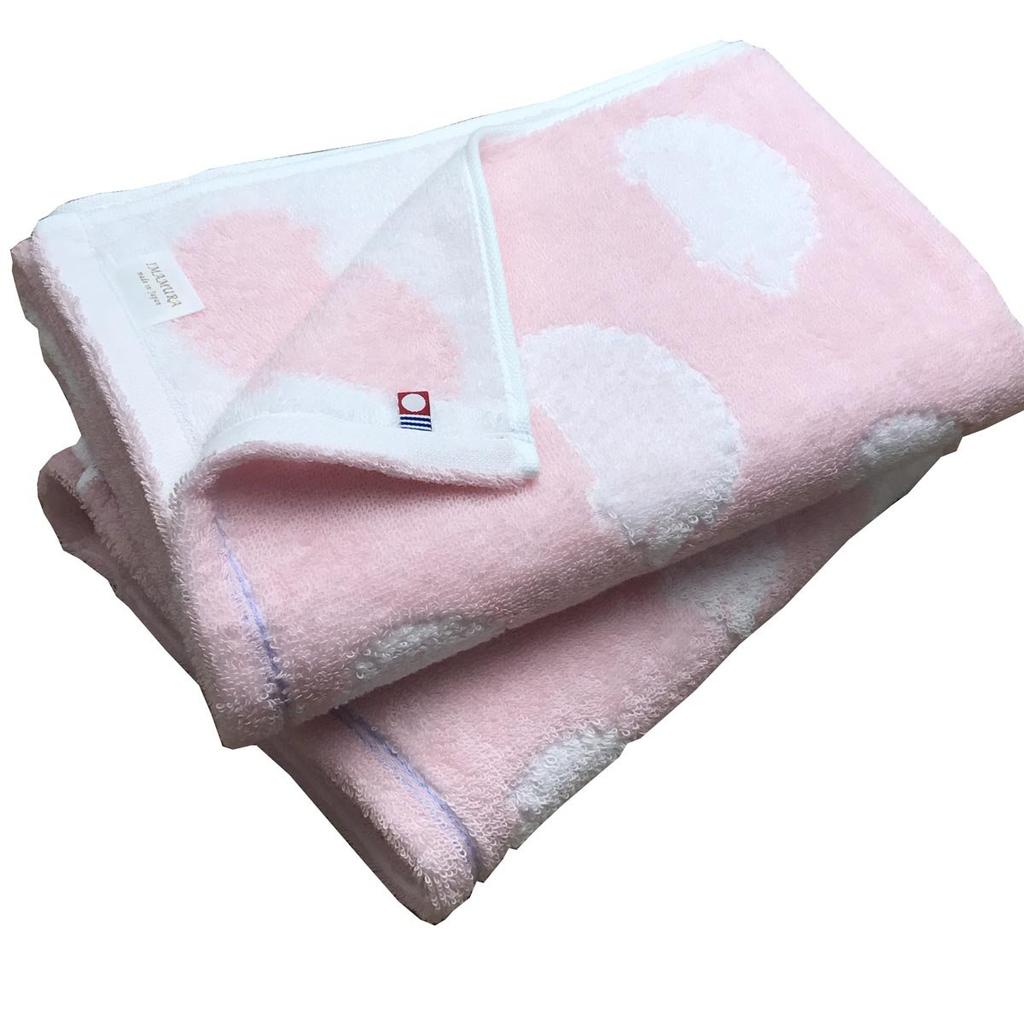 Imabari Bath Towel Set Hedgehog Pink Towels, 2-Piece [Brand Certified], 60x120cm, Pink, Print, Cute, Fluffy, Absorbent, Quick-Drying (2 Towels)