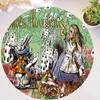 Cool Cheshire Cat Round Rug Carpets for Living Room Alice In Wonderland Area Rug Floor Mat Rubber Chair Kid Girl Room Decor Gift