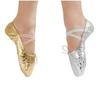 Gold Girls' Ballet & Dance Shoes with Soft Sole