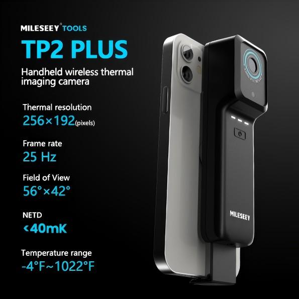 Mileseey TP2 PLUS Thermal Camera for iPhone iOS Android Phone,256*192 WIFI Thermal Imaging Camera, Thermal Imager for Repair