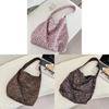 Suede Leopard Print Tote Bag With Large Capacity For Casual Daily Use