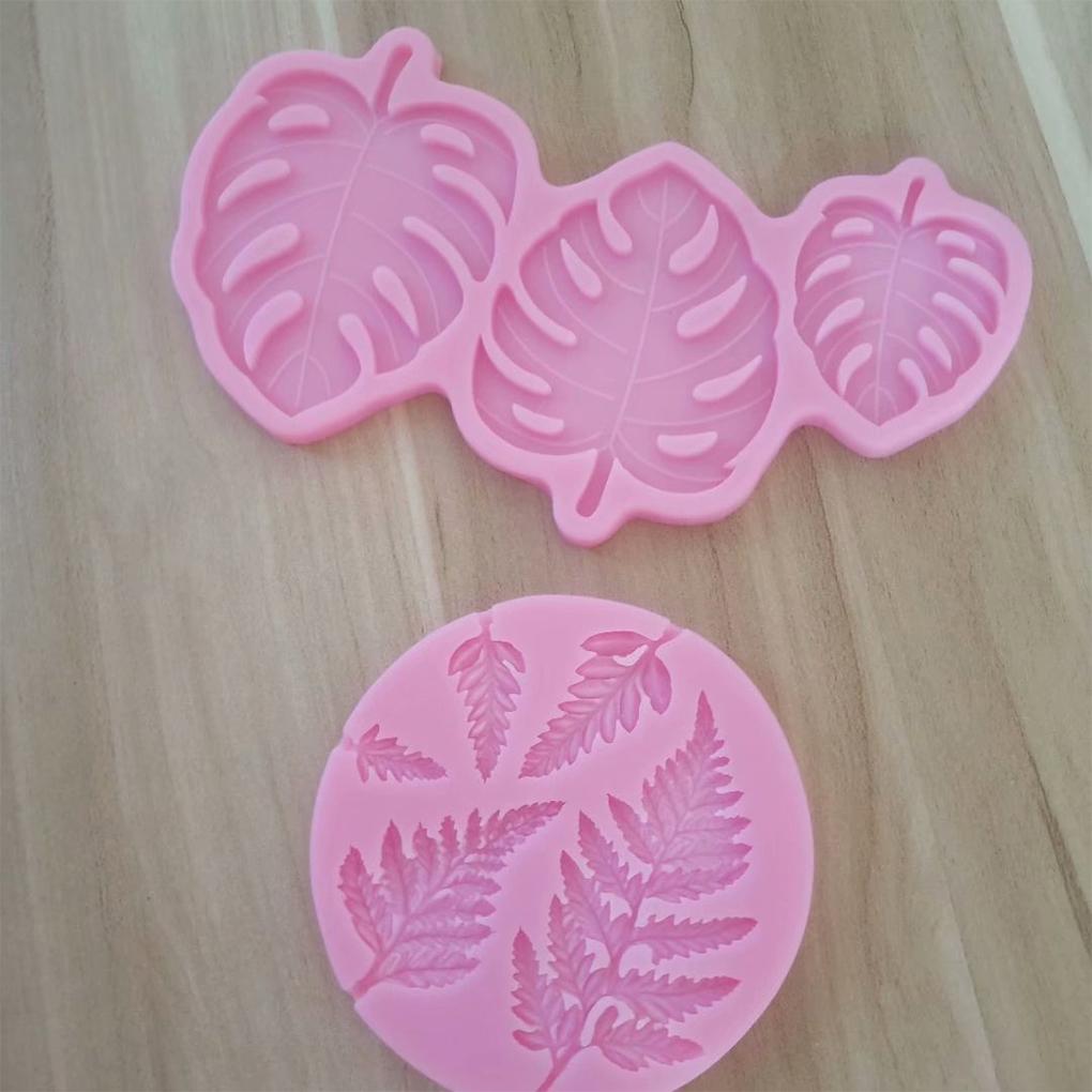 Leaf Shape Cake Mold Heats-resistant DIY Replacement Reusable Washable Home Biscuit Fondant Mould Molding Tool