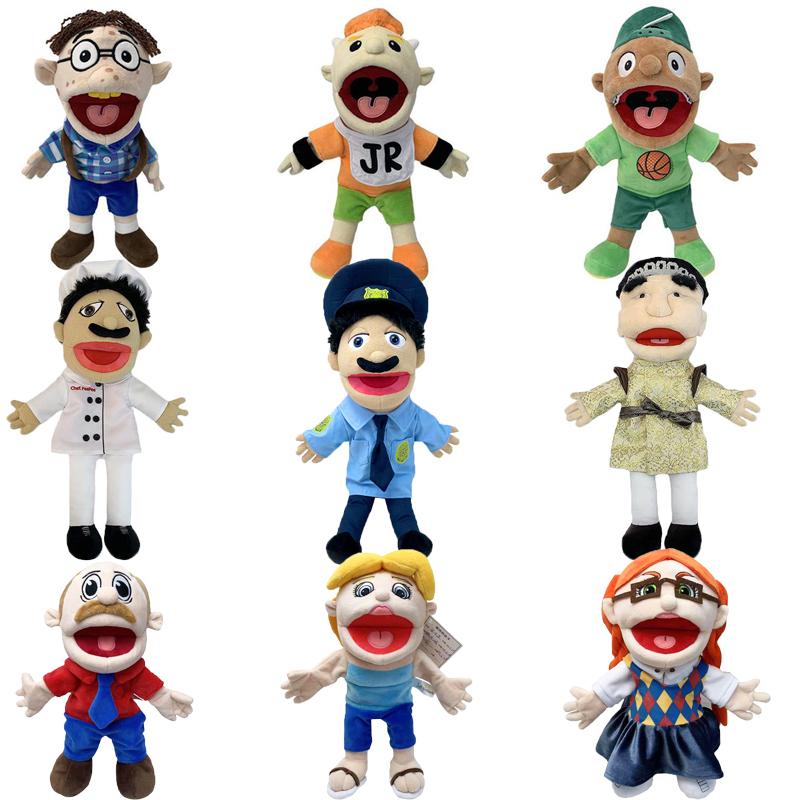 Jeff Style Handpuppe Plüschtier Weiches Spielzeug Für Kinder Geschenk Party Requisite Rollenspiel Charakter