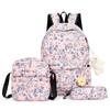 3pcs/set School Bag Backpacks Schoolbag Fashion Kids Lovely Backpack for Children Girls Bag Student