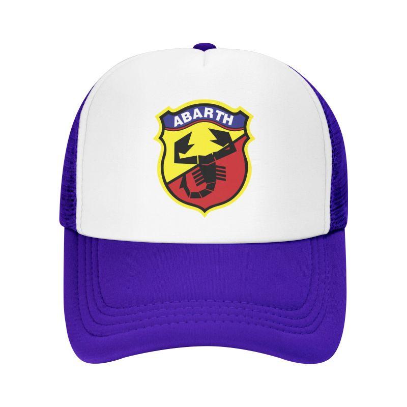 Abarth Print Mesh Baseball Caps Unisex Hip Hop Adjustable Snapback Hat Women Men Summer Casual Sun Visor Hats Trucker Hat