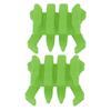 1 Paar Gummi Bogensehnen-Vibrationsdämpfer Dämpfer Krabbenförmiger Stabilisator für Split Limb
