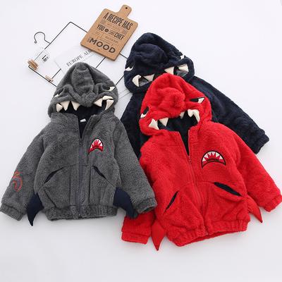 ELOVELY Kids Baby Girls Cartoon Hoodie Wool Knit Sweater Jacket Fall Winter Warm Coat