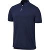 Camiseta Polo Bordada de Logo Sólido para Hombre Tops Azul DB3264-451