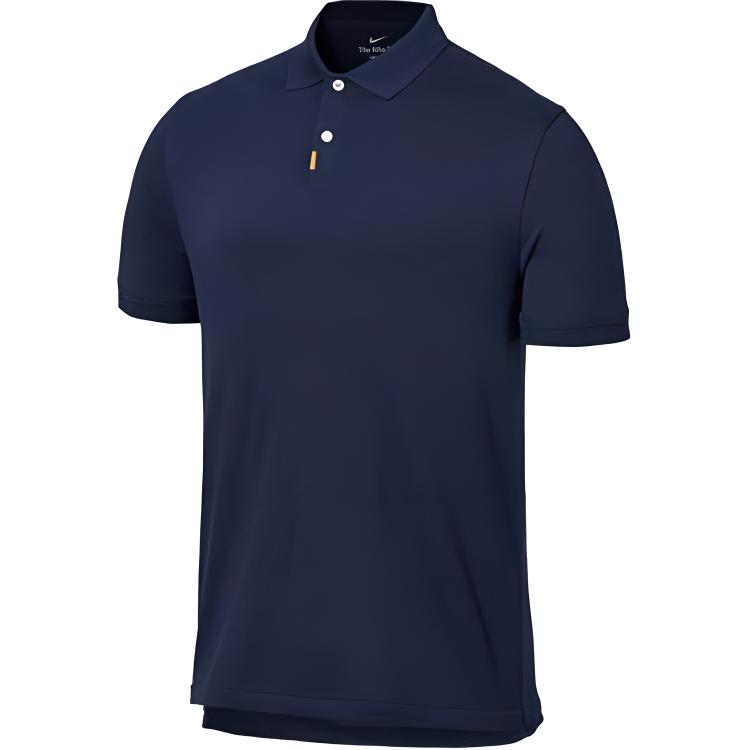 Nike Polo Shirts Men s Blue Polo Collar Moderate Straight Fit DB3264-451 XL