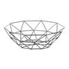 Geometric Fruit Vegetable Wire Basket Metal Bowl Kitchen Storage Desktop Display