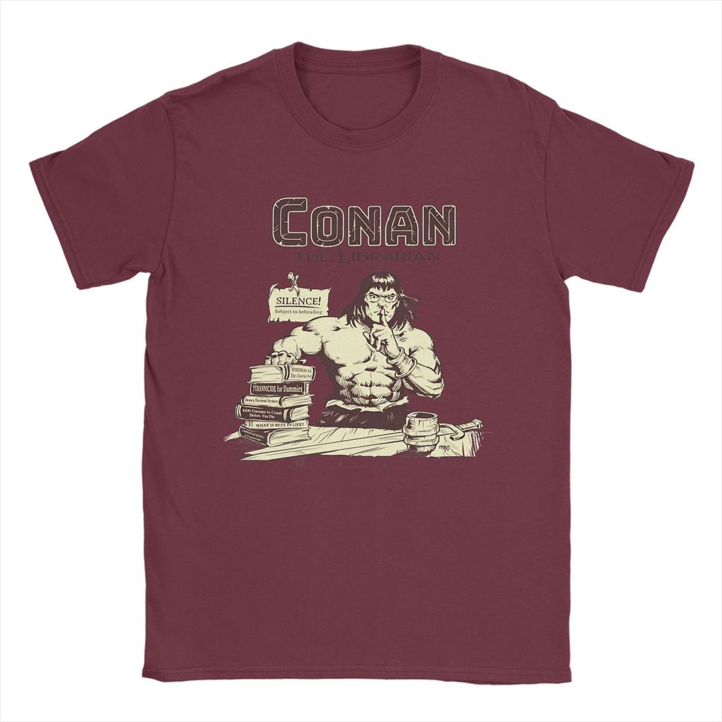 Conan The Barbarian TShirt Summer Cotton TShirts For Unisexs Fashion Loose Tshirt ShortSleeved Y2K Retro Tops