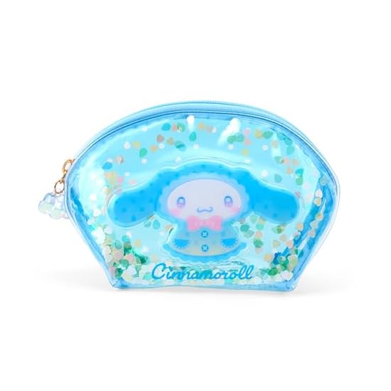 SANRIO Clear Pouch (Sweet Rain Collection) Cinnamoroll, Ages 3 and Up, 175625