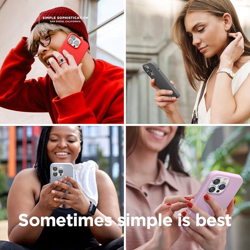 For iPhone X XS XR XS Max,iPhone 11 12 13 14 15 16 Case,Liquid Silicone Case,Full Body Protective Cover,Shockproof,Slim Phone Case