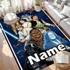 Custom Name Personalized Star Wars Print Carpet, Versatile Home Decor Rug, for Playroom, Apartment, Balcony, Entryway, Hallway Gift
