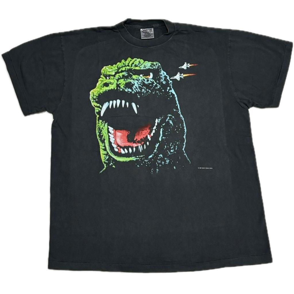 Vintage 1997 GODZILLA Size XL Original 90s Movie Single Stitch T-Shirt Mens Womens Tees Top REPRINT