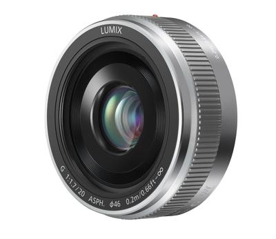 Panasonic Objectif monofocal pour Micro Four Thirds Lumix G II Silver 20 mm/F1.7 ASPH. H-H020A-S