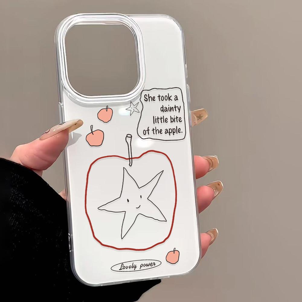 Painted Phone Case for iPhone 12 13 15 16 iPhone 16 12 13 14 15 Pro  14 15 16 Pro Max Coverage Shockproof Anti-Fingerprint Fresh Style Protective Case
