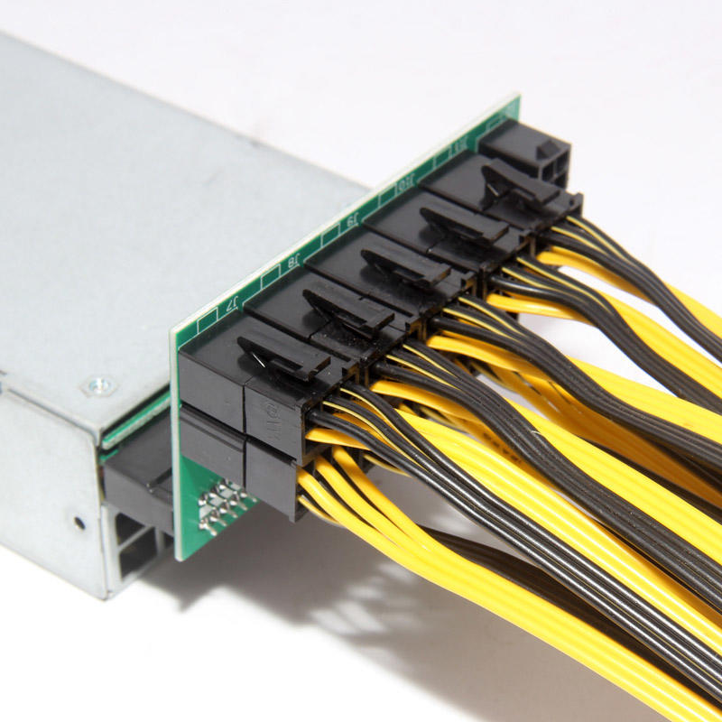 DPS-1200FB//QB Power Supply Breakout Board+10pcs Cable 6pin For Ethereum Mining