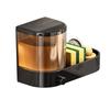 Wall Mounted Soap Dispenser With Sponge Holder Drain Tray Hand Press Dishwashing Liquid Container Waterproof