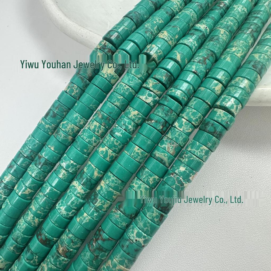 3x6mm Mixed Stone Spacer Beads for DIY Jewelry Making
